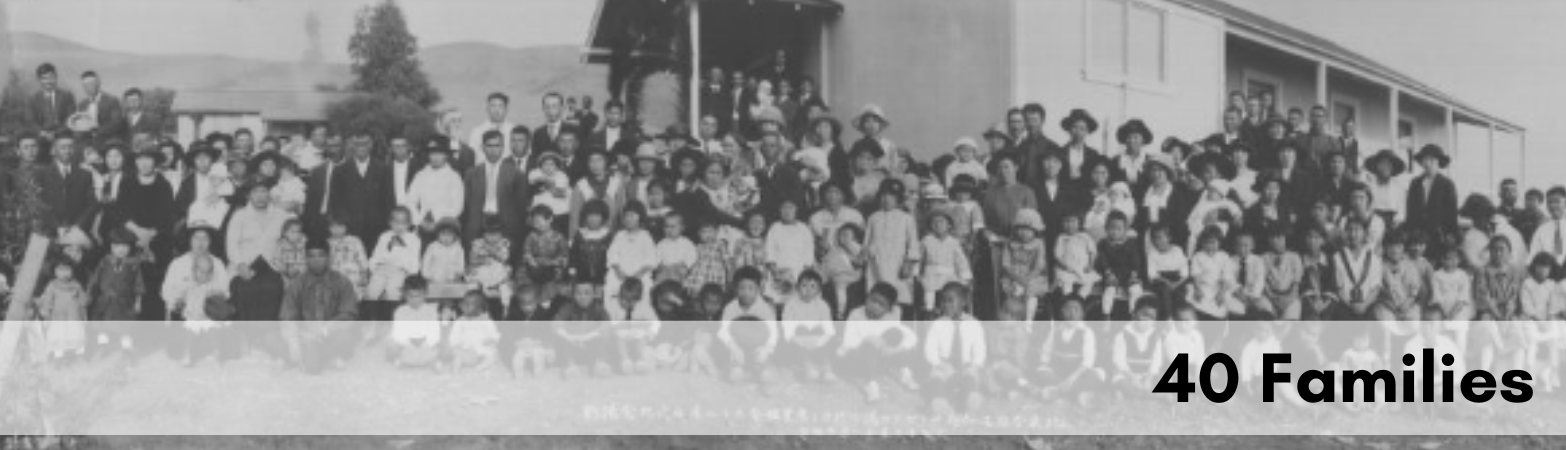 Historical photo of 40 families Historical photo of 40 families