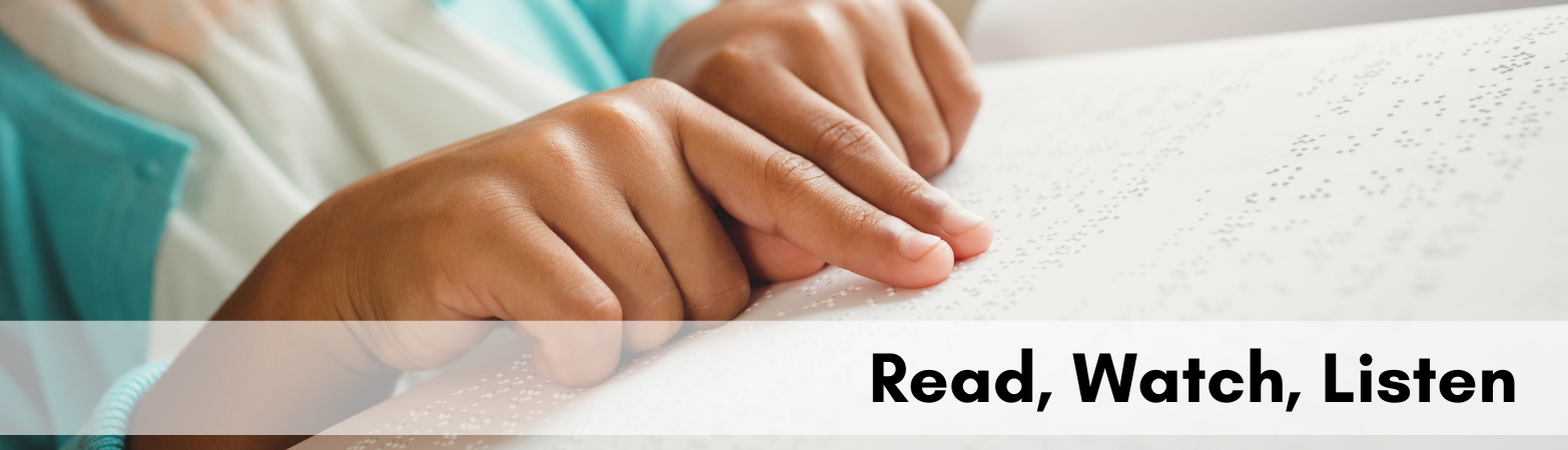 Child Reading Braille