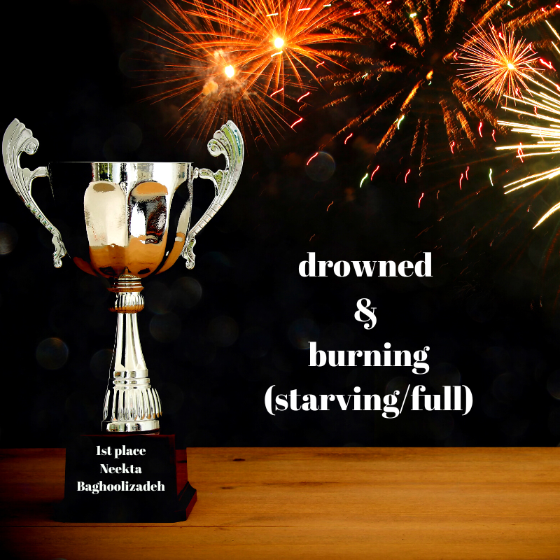 Trophy - drowned & burning (starving/full)