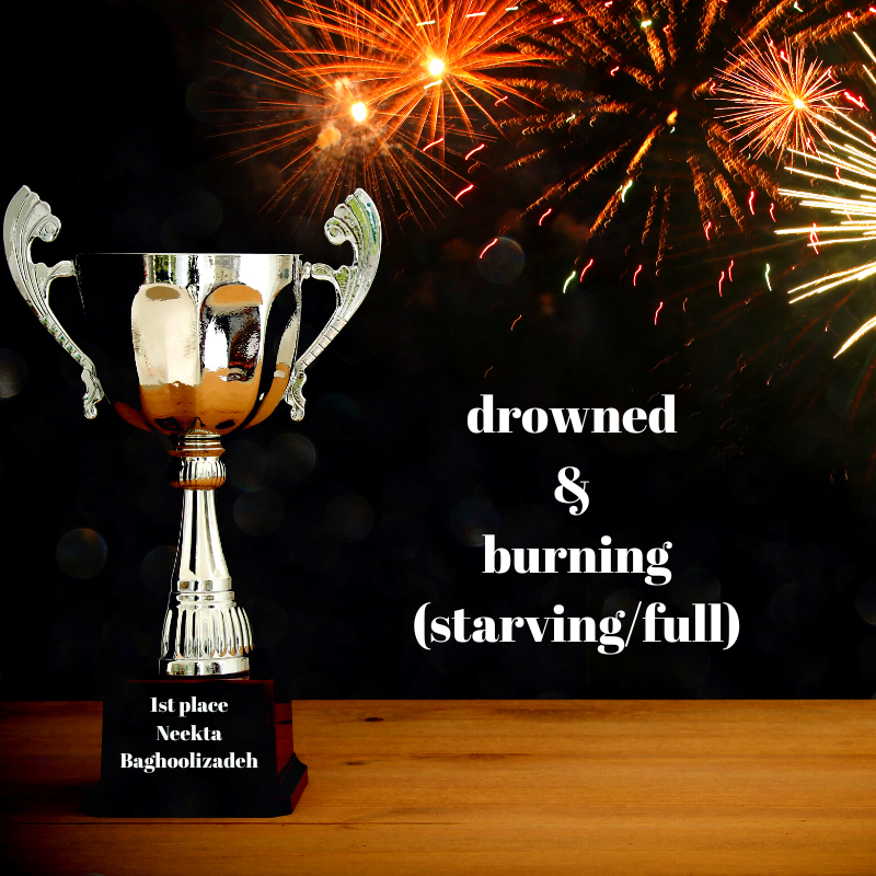 Trophy - drowned & burning (starving/full) Trophy - drowned & burning (starving/full)
