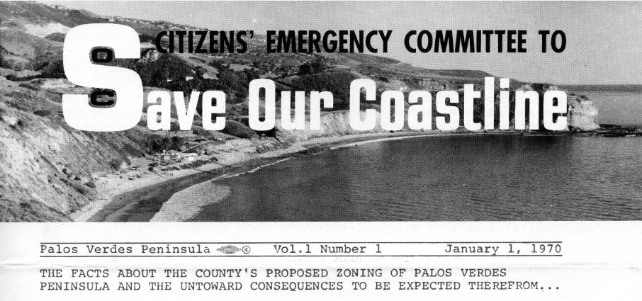 Save Our Coastline Brochure