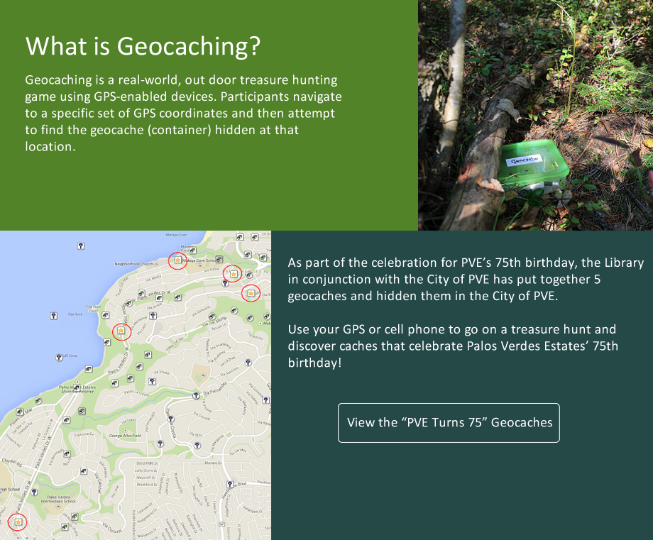 Link to the PVE Turns 75 Geocaches