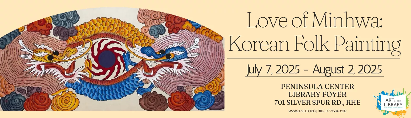 Korean Folk Painting Exhibit at the Peninsula Center Library July 7 to August 2